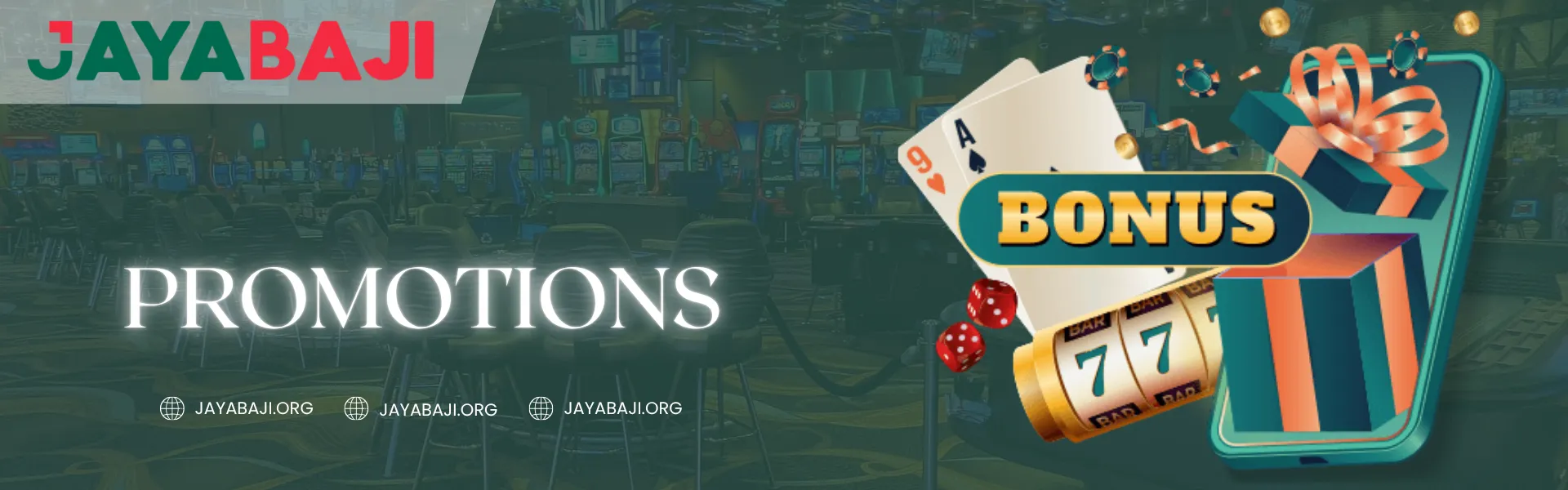 Jayabaji Nepal online casino promotions page showing exciting bonus offers, slot machines, and gaming rewards.